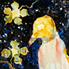 shining bird, oil on canvas, 41×31cm, 2009